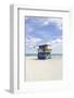 Beach Lifeguard Tower '35 St', Atlantic Ocean, Miami South Beach, Florida, Usa-Axel Schmies-Framed Photographic Print