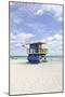 Beach Lifeguard Tower '35 St', Atlantic Ocean, Miami South Beach, Florida, Usa-Axel Schmies-Mounted Photographic Print