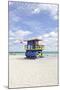 Beach Lifeguard Tower '35 St', Atlantic Ocean, Miami South Beach, Florida, Usa-Axel Schmies-Mounted Photographic Print