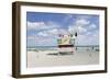 Beach Lifeguard Tower '6 St', Typical Art Deco Design, Miami South Beach-Axel Schmies-Framed Photographic Print