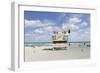 Beach Lifeguard Tower '6 St', Typical Art Deco Design, Miami South Beach-Axel Schmies-Framed Photographic Print