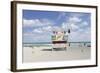 Beach Lifeguard Tower '6 St', Typical Art Deco Design, Miami South Beach-Axel Schmies-Framed Photographic Print