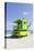 Beach Lifeguard Tower '77 St', Atlantic Ocean, Miami South Beach, Florida, Usa-Axel Schmies-Stretched Canvas