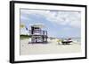 Beach Lifeguard Tower '79 St', Miami South Beach, Florida, Usa-Axel Schmies-Framed Photographic Print