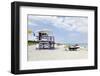 Beach Lifeguard Tower '79 St', Miami South Beach, Florida, Usa-Axel Schmies-Framed Photographic Print