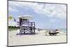 Beach Lifeguard Tower '79 St', Miami South Beach, Florida, Usa-Axel Schmies-Mounted Photographic Print