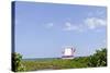 Beach Lifeguard Tower '83 St', Atlantic Ocean, Miami South Beach, Florida, Usa-Axel Schmies-Stretched Canvas