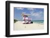 Beach Lifeguard Tower '83 St', Atlantic Ocean, Miami South Beach, Florida, Usa-Axel Schmies-Framed Premium Photographic Print