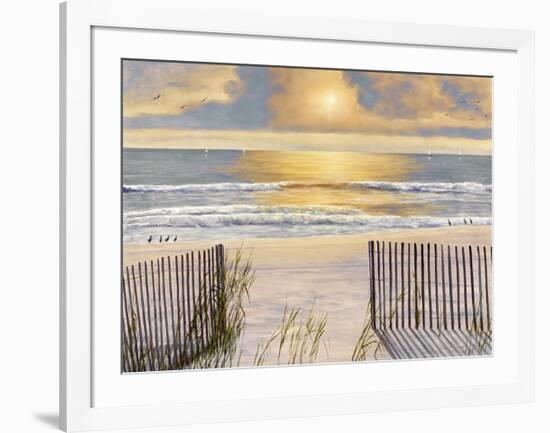 Beach Light-Diane Romanello-Framed Art Print