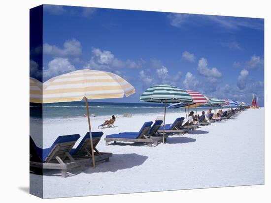 Beach, Longboat Key, Sarasota, Florida, USA-John Miller-Stretched Canvas