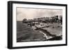 Beach, Looking West, Worthing, Sussex, 1935-null-Framed Giclee Print