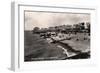 Beach, Looking West, Worthing, Sussex, 1935-null-Framed Giclee Print