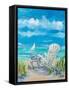 Beach Lounging-Julie DeRice-Framed Stretched Canvas