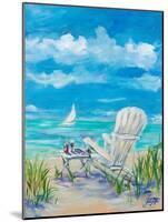 Beach Lounging-Julie DeRice-Mounted Art Print