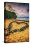 Beach Love, South Kauai, Poipu,. Hawaii-Vincent James-Stretched Canvas