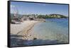 Beach, Lumbarda, Korcula, Dubrovnik-Neretva County, Dalmatia, Croatia, Europe-Frank Fell-Framed Stretched Canvas