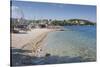 Beach, Lumbarda, Korcula, Dubrovnik-Neretva County, Dalmatia, Croatia, Europe-Frank Fell-Stretched Canvas