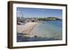 Beach, Lumbarda, Korcula, Dubrovnik-Neretva County, Dalmatia, Croatia, Europe-Frank Fell-Framed Photographic Print