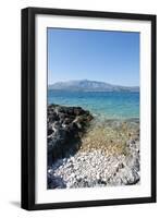 Beach, Lumbarda, Korcula Island, Croatia-Guido Cozzi-Framed Photographic Print