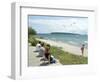 Beach, Mackinac Island, Michigan, USA-Ethel Davies-Framed Photographic Print