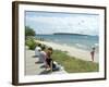 Beach, Mackinac Island, Michigan, USA-Ethel Davies-Framed Photographic Print