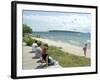 Beach, Mackinac Island, Michigan, USA-Ethel Davies-Framed Photographic Print