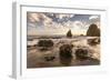 Beach, Malibu, California, USA: Famous El Matador Beach During Sunset In Summer-Axel Brunst-Framed Photographic Print