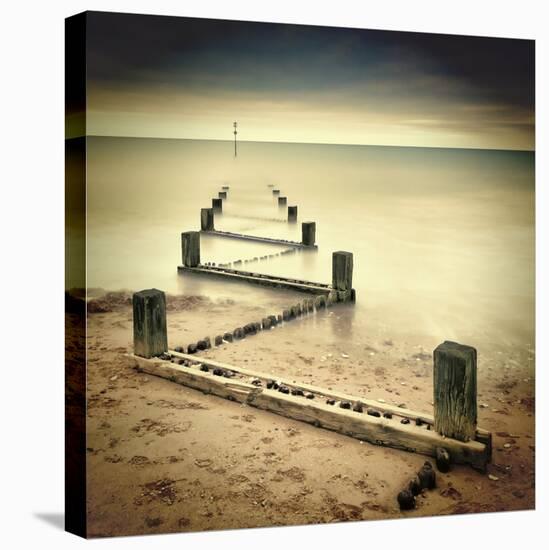 Beach Memories-Michael Oates-Stretched Canvas