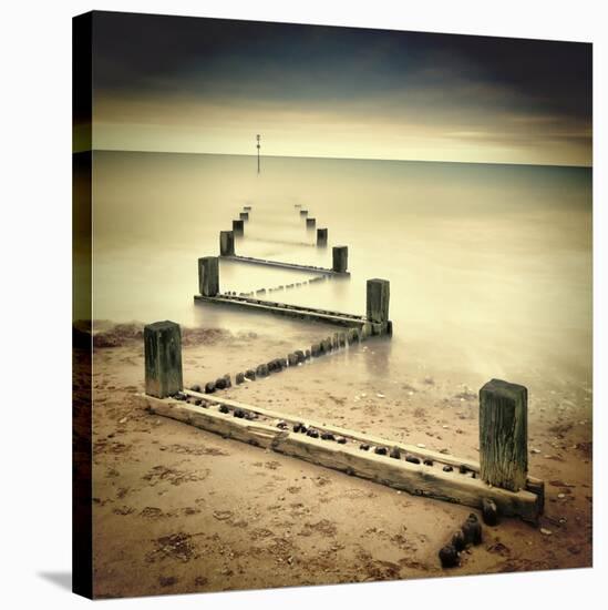 Beach Memories-Michael Oates-Stretched Canvas