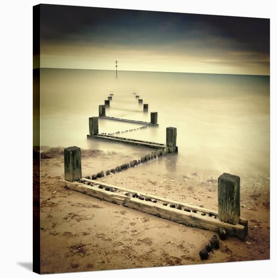 Beach Memories-Michael Oates-Stretched Canvas