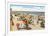 Beach, Miami Beach Florida-null-Framed Premium Giclee Print