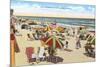 Beach, Miami Beach Florida-null-Mounted Premium Giclee Print