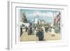 Beach Midway, Chicago World Fair-null-Framed Art Print