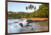 Beach, Mirissa, South Coast, Sri Lanka-Peter Adams-Framed Photographic Print