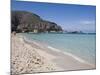 Beach, Mondello, Palermo, Sicily, Italy, Mediterranean, Europe-Martin Child-Mounted Photographic Print