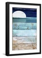 Beach Moonrise I-Sasha-Framed Premium Giclee Print