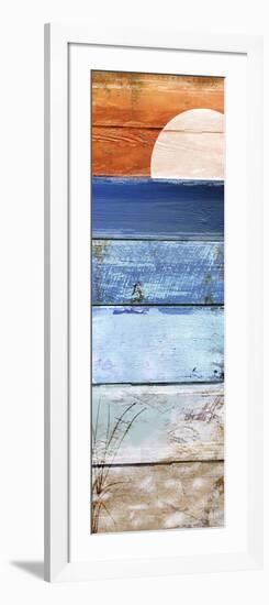Beach Moonrise II-Color Bakery-Framed Giclee Print
