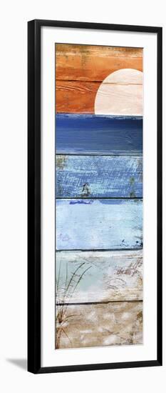 Beach Moonrise II-Color Bakery-Framed Giclee Print
