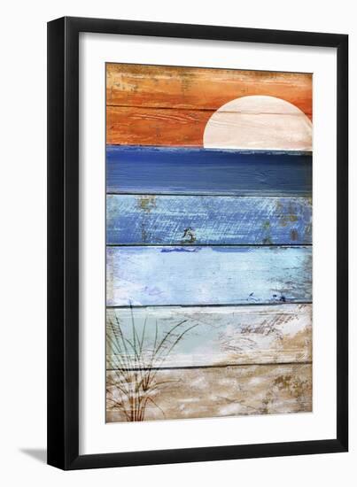 Beach Moonrise II-Sasha-Framed Giclee Print