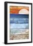 Beach Moonrise II-Sasha-Framed Giclee Print