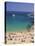 Beach, Mykonos, Greece-Walter Bibikow-Stretched Canvas