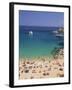 Beach, Mykonos, Greece-Walter Bibikow-Framed Premium Photographic Print