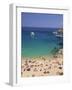 Beach, Mykonos, Greece-Walter Bibikow-Framed Photographic Print