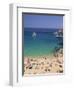 Beach, Mykonos, Greece-Walter Bibikow-Framed Photographic Print