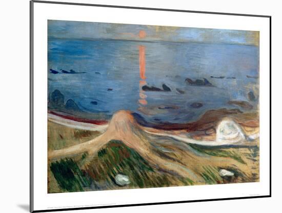 Beach Mysticism, 1892-Edvard Munch-Mounted Giclee Print