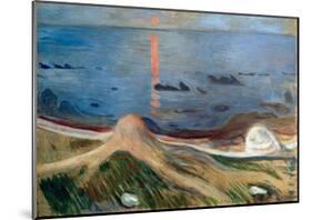 Beach Mysticism, 1892-Edvard Munch-Mounted Giclee Print