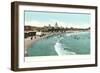 Beach, Narragansett Pier, Rhode Island-null-Framed Art Print