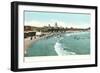 Beach, Narragansett Pier, Rhode Island-null-Framed Art Print