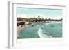 Beach, Narragansett Pier, Rhode Island-null-Framed Art Print