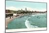 Beach, Narragansett Pier, Rhode Island-null-Mounted Art Print